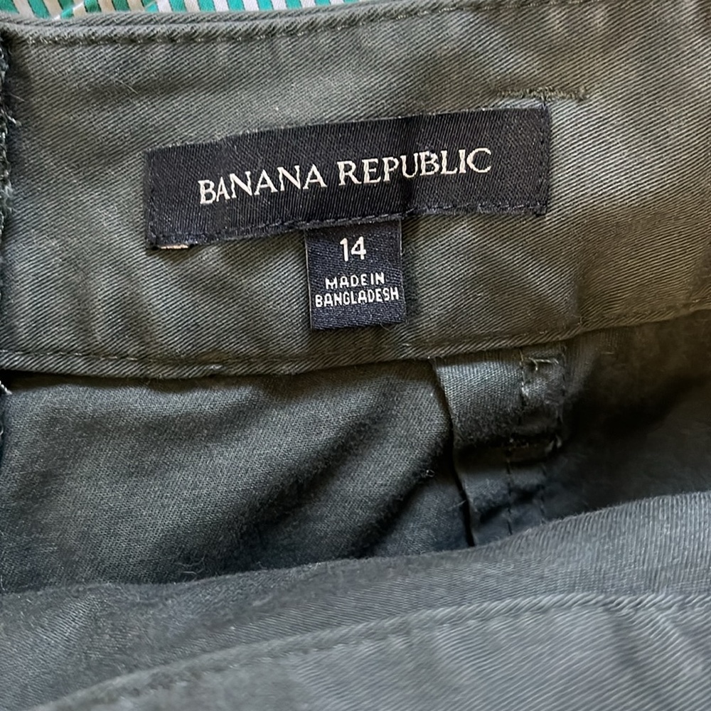 Banana Republic Utility Wrap Skirt in Flight Jacket Green - Picture 7 of 10